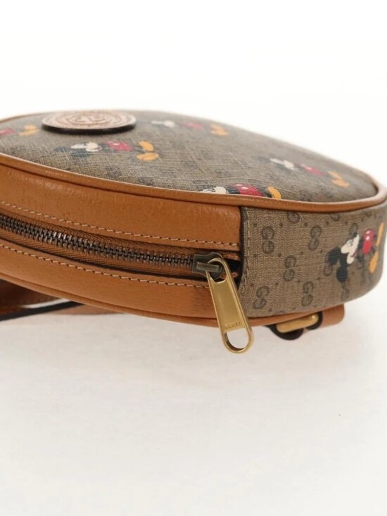 GUCCI Micro GG Supreme Disney Mini Backpack PVC Beige 603730 Auth 146074SM main image 4
